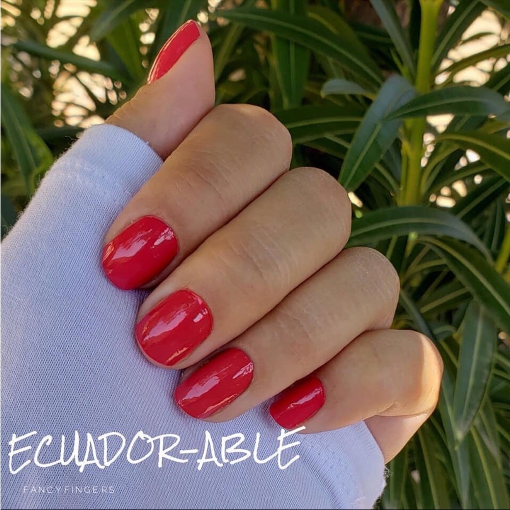 *Retired* Color Street: Ecuador-able | Hot Pink Orange Summer Bright Neon Red - Picture 8 of 13